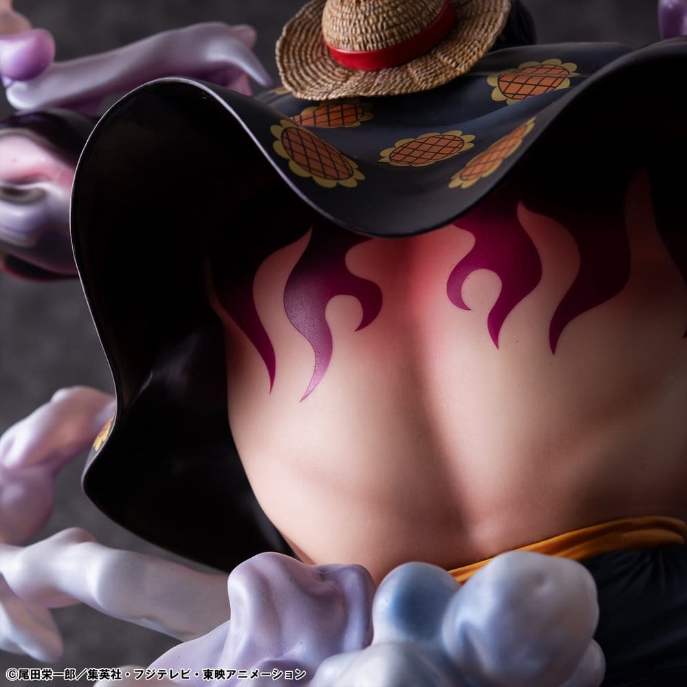 One Piece Portrait.Of.Pirates SA-Maximum PVC Figur Monkey D. Ruffy Gear 4 Bounce-Man 10th Limited Ver. 30 cm