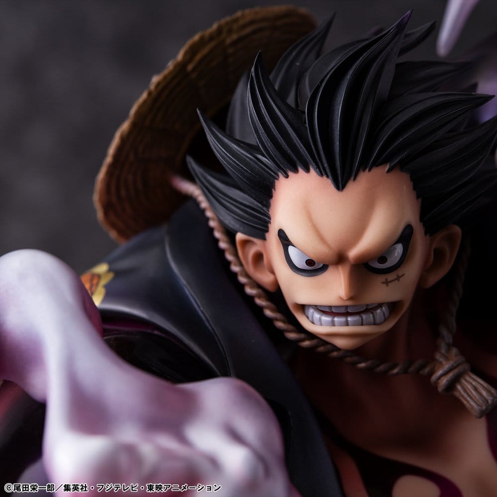 One Piece Portrait.Of.Pirates SA-Maximum PVC Figur Monkey D. Ruffy Gear 4 Bounce-Man 10th Limited Ver. 30 cm