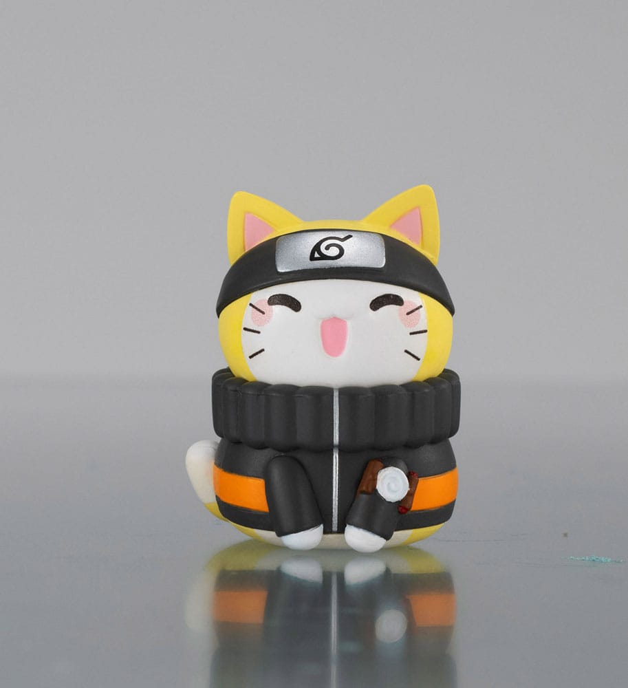 Naruto Shippuden Mega Cat Project Nyaruto Series Sammelfigur mit Tasche Naruto 2025 Limited Edition 7 cm