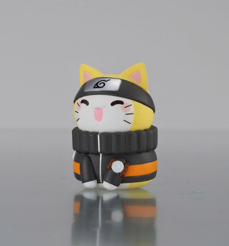 Naruto Shippuden Mega Cat Project Nyaruto Series Sammelfigur mit Tasche Naruto 2025 Limited Edition 7 cm