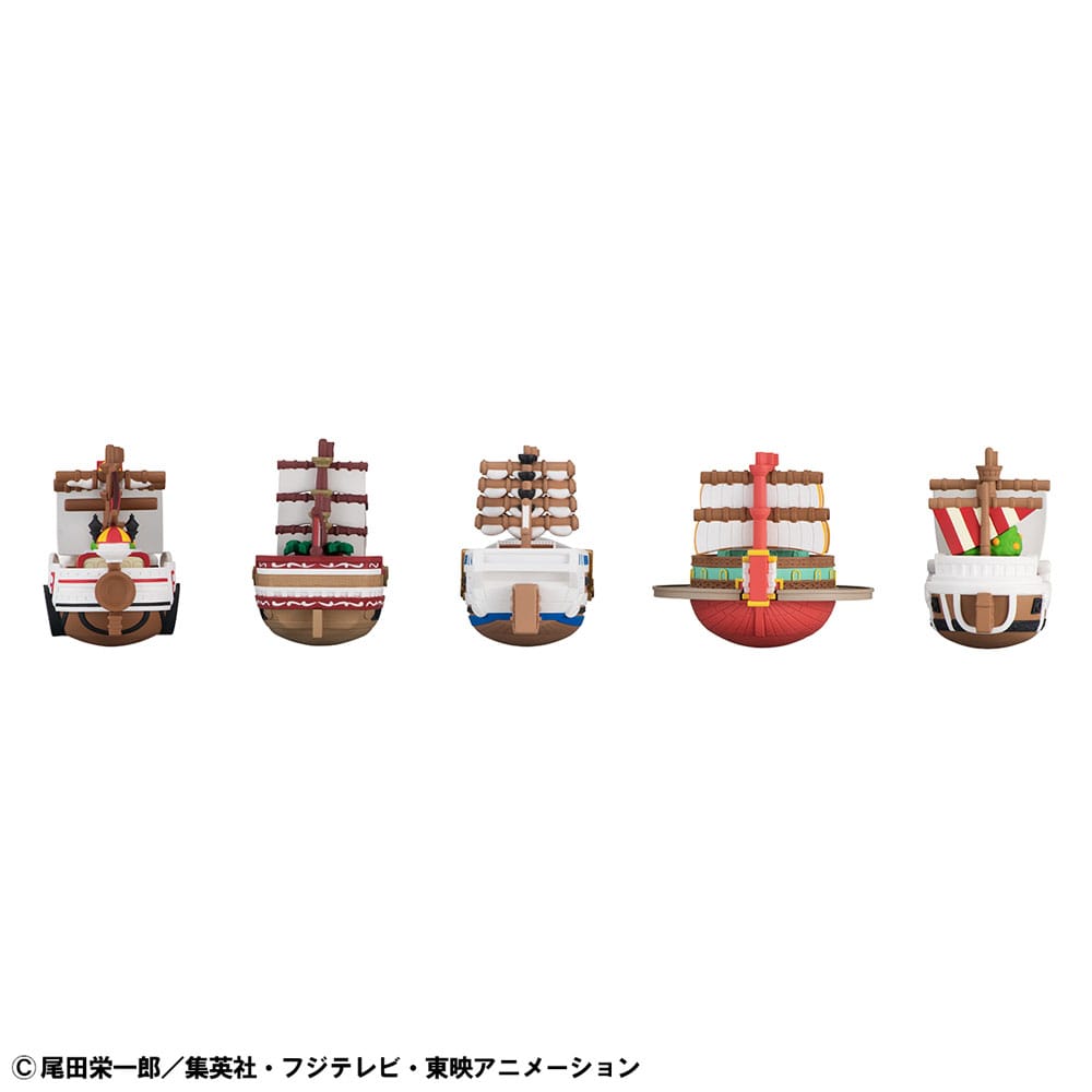 One Piece Yuracolle Series Sammelfiguren 5er-Pack Grand Line 6 cm