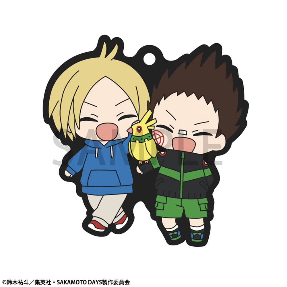 Sakamoto Days Rubber Mascot Buddycolle Gummi-Anhänger 7 cm Sortiment (6)