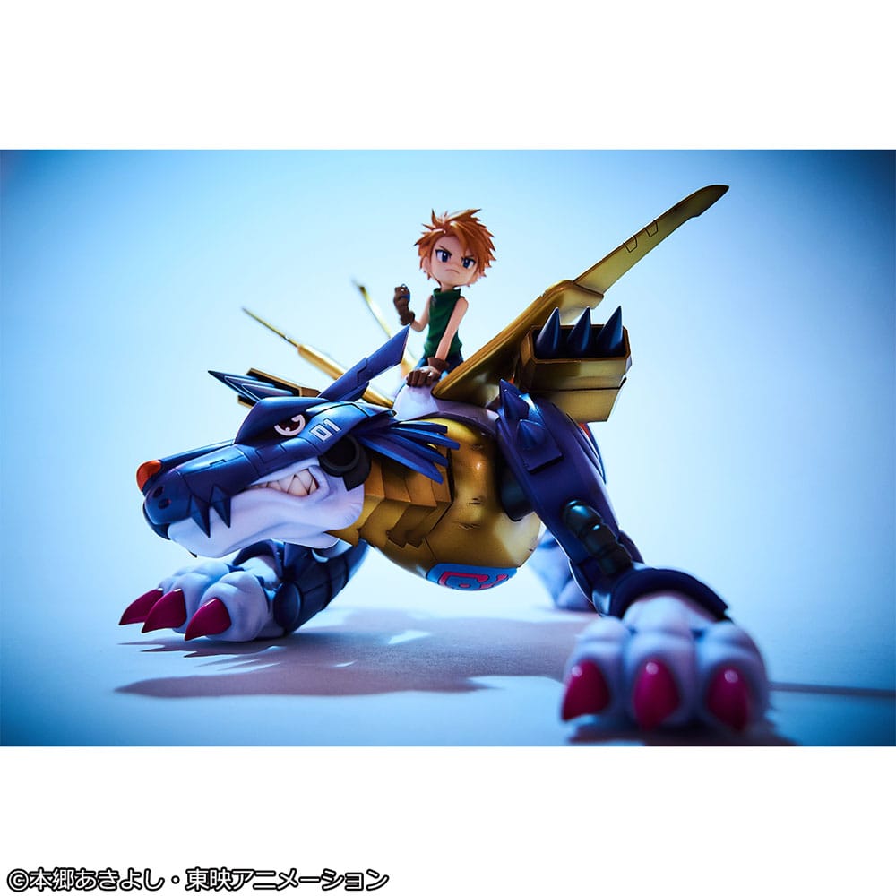 Digimon Adventure Precious G.E.M. Serie PVC Statue Metal Garurumon & Ishida Yamato 30 cm