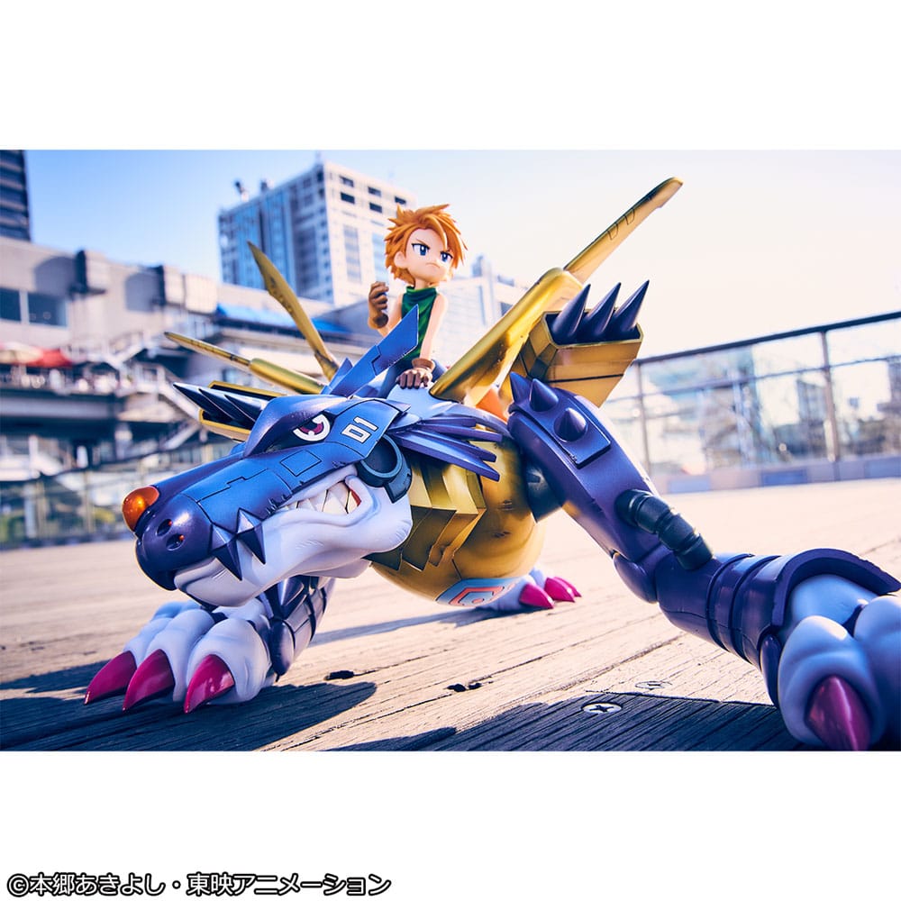 Digimon Adventure Precious G.E.M. Serie PVC Statue Metal Garurumon & Ishida Yamato 30 cm