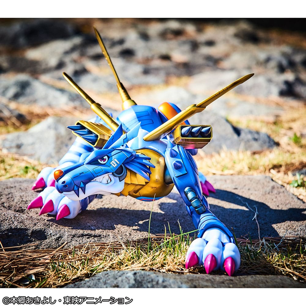 Digimon Adventure Precious G.E.M. Serie PVC Statue Metal Garurumon & Ishida Yamato 30 cm