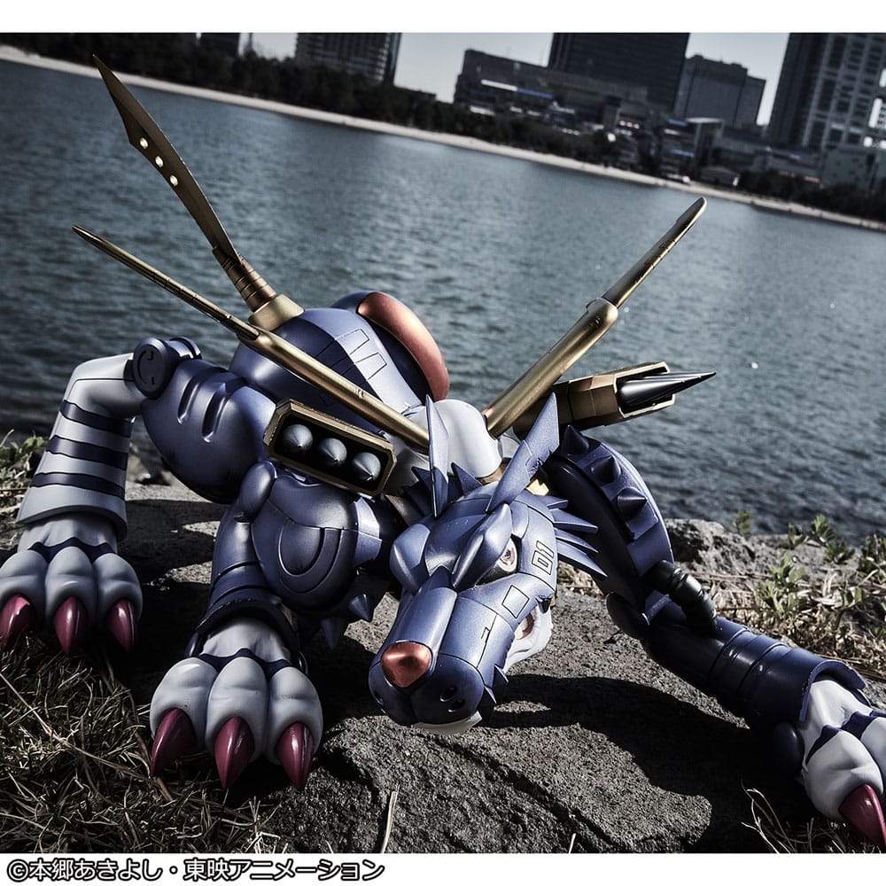 Digimon Adventure Precious G.E.M. Serie PVC Statue Metal Garurumon & Ishida Yamato 30 cm