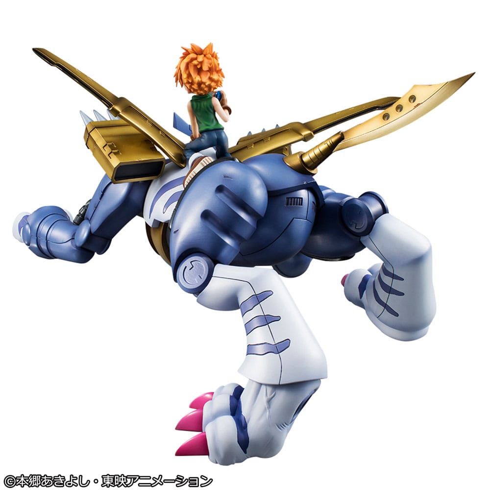 Digimon Adventure Precious G.E.M. Serie PVC Statue Metal Garurumon & Ishida Yamato 30 cm