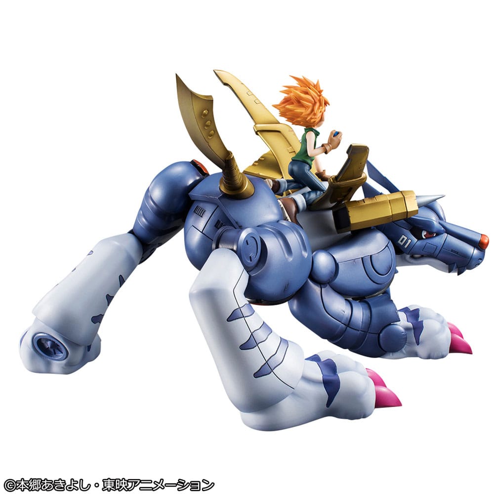 Digimon Adventure Precious G.E.M. Serie PVC Statue Metal Garurumon & Ishida Yamato 30 cm