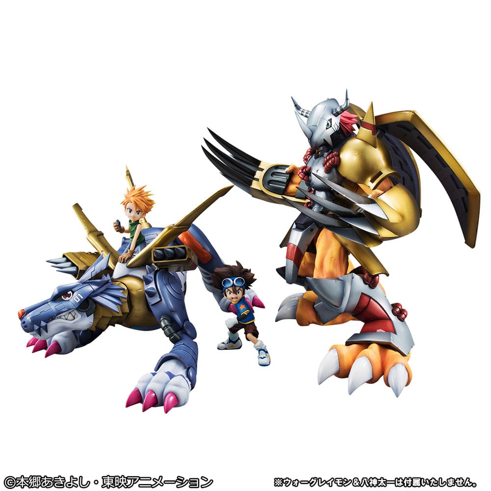 Digimon Adventure Precious G.E.M. Serie PVC Statue Metal Garurumon & Ishida Yamato 30 cm