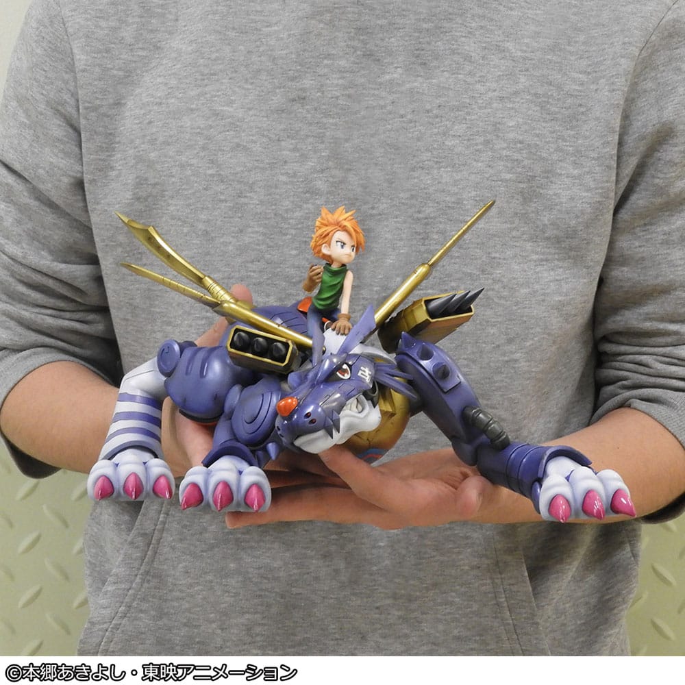 Digimon Adventure Precious G.E.M. Serie PVC Statue Metal Garurumon & Ishida Yamato 30 cm
