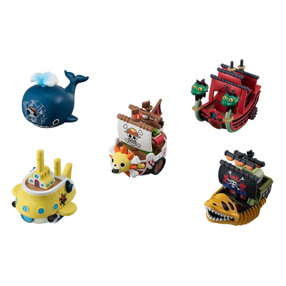 One Piece Yuracolle Series Sammelfiguren 5er-Pack Grand Line Vol. 2 6 cm