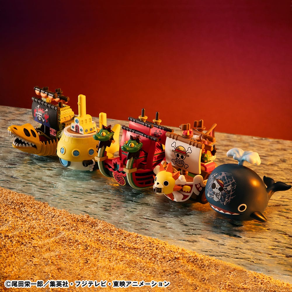 One Piece Yuracolle Series Sammelfiguren 5er-Pack Grand Line Vol. 2 6 cm