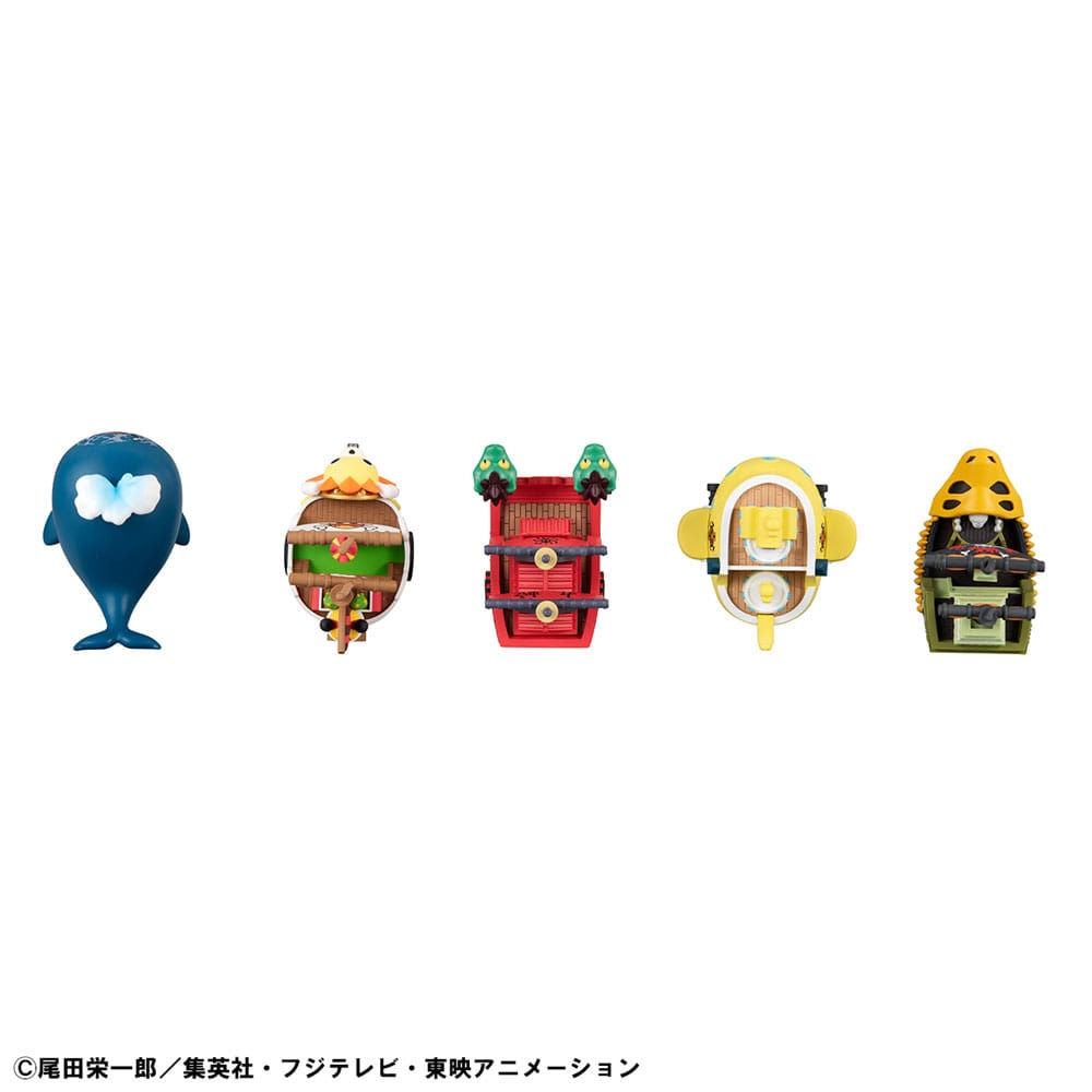 One Piece Yuracolle Series Sammelfiguren 5er-Pack Grand Line Vol. 2 6 cm