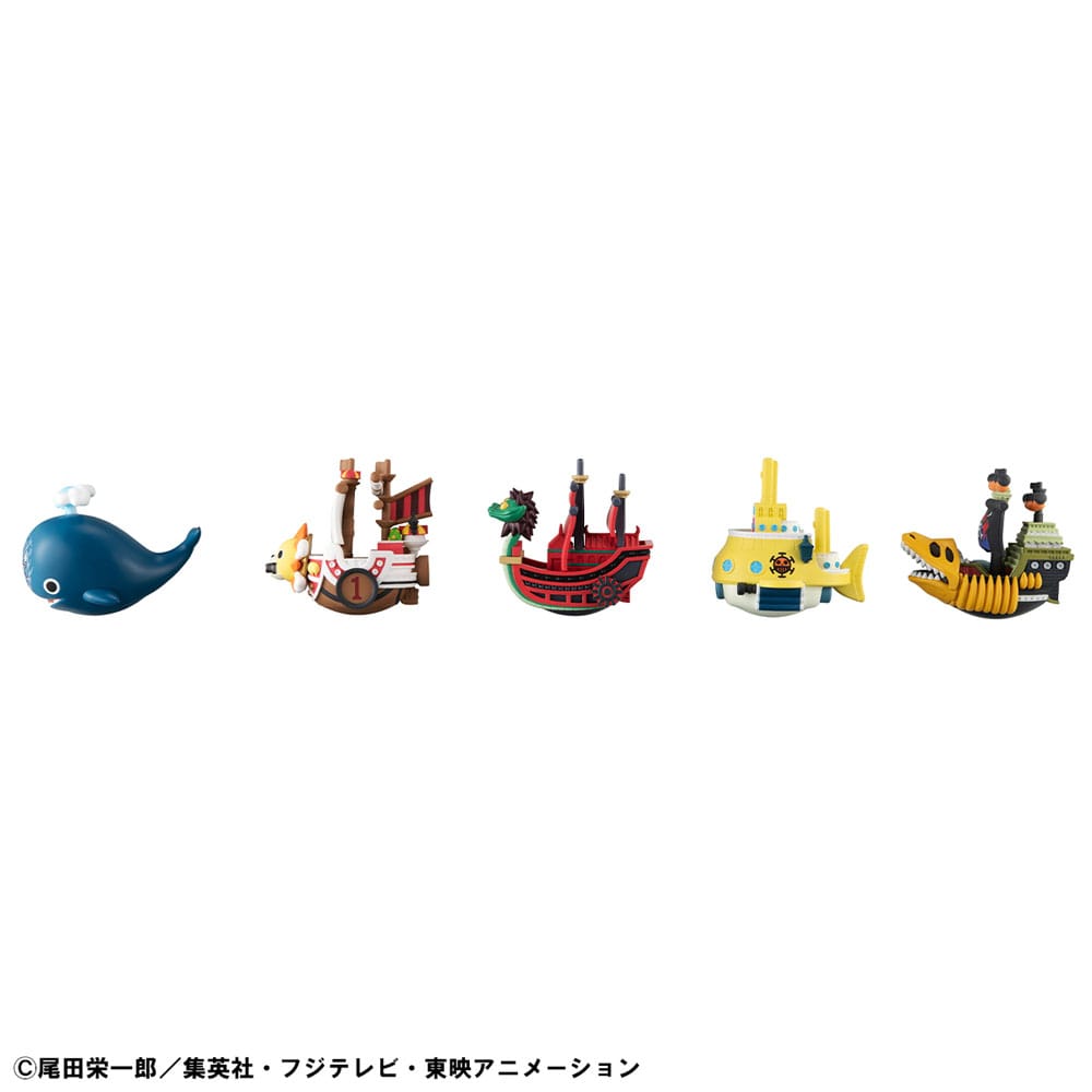 One Piece Yuracolle Series Sammelfiguren 5er-Pack Grand Line Vol. 2 6 cm
