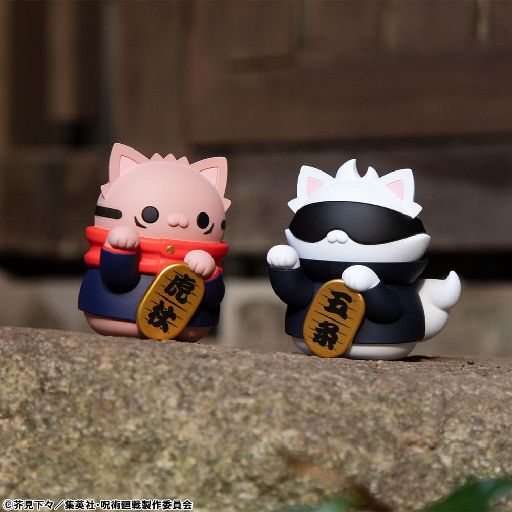 Jujutsu Kaisen Mega Cat Project Sammelfiguren Fortune Cats 7 cm Sortiment (6)