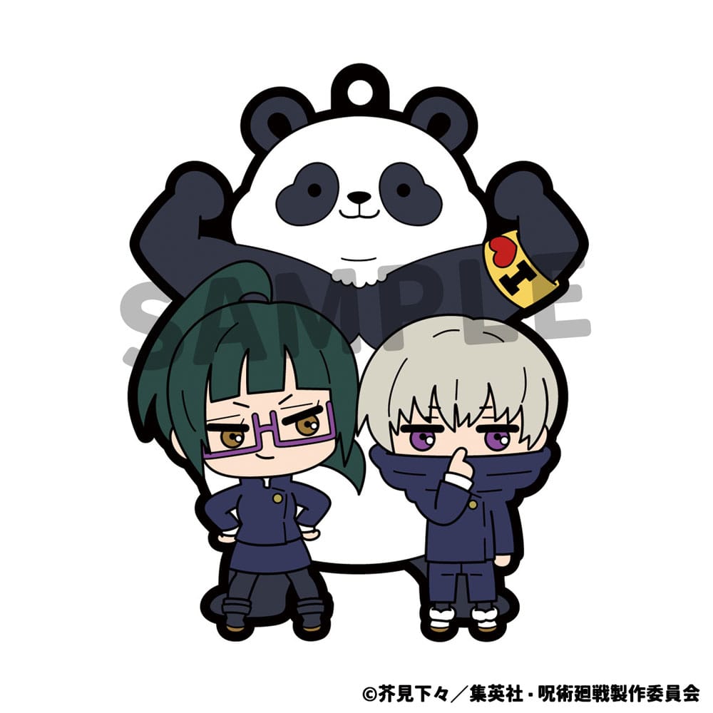 Jujutsu Kaisen Gummi-Anhänger 6 cm Sortiment Buddy Collection (6)
