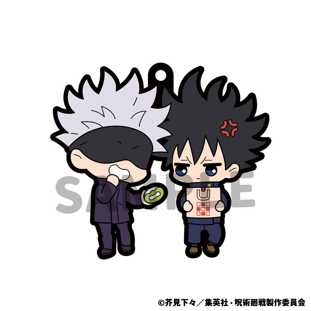 Jujutsu Kaisen Gummi-Anhänger 6 cm Sortiment Buddy Collection (6)