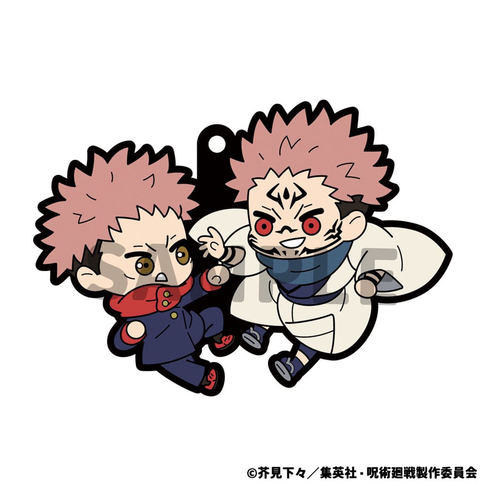 Jujutsu Kaisen Gummi-Anhänger 6 cm Sortiment Buddy Collection (6)