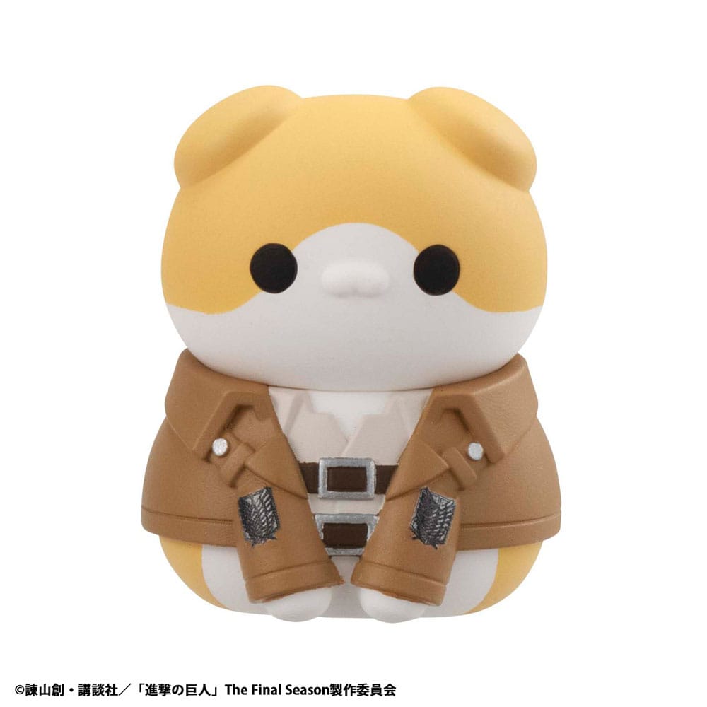 Attack on Titan Mega Cat Project Minifiguren Attack on Tinyan Gathering Scout Regiment danyan! 3 cm Blind Box Display (8) (Repeat)