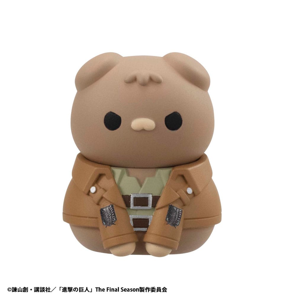 Attack on Titan Mega Cat Project Minifiguren Attack on Tinyan Gathering Scout Regiment danyan! 3 cm Blind Box Display (8) (Repeat)