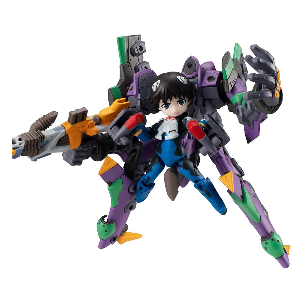 Evangelion Desktop Army Actionfigur Shinji Ikari & Evangelion No. 1 New Theatrical Edition 15 cm