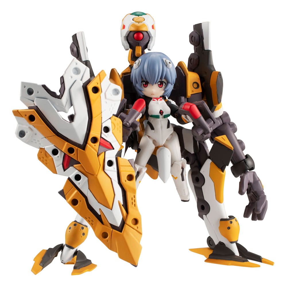 Evangelion Desktop Army Actionfiguren Ayanami Rei & Evangelion No. 0 (Kai) 15 cm