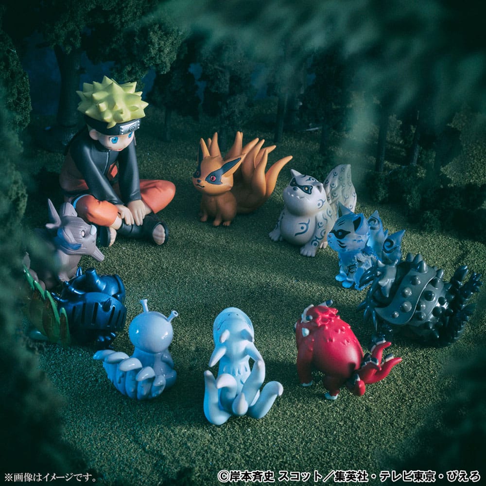 Naruto Shippuden Gaiden G.E.M. Serie PVC Statue Naruto Uzumaki & Biju Set 7 cm