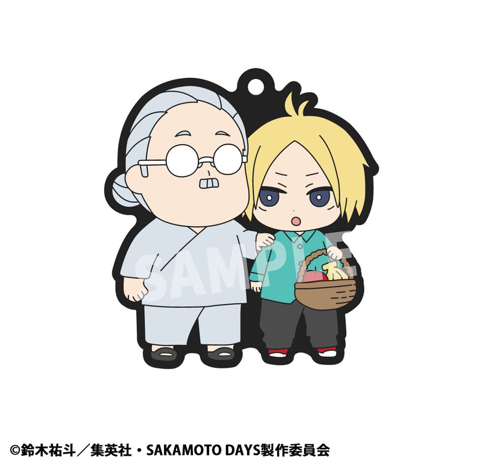 Sakamoto Days Rubber Mascot Buddycolle Gummi-Anhänger Vol. 2 7 cm Sortiment (6)