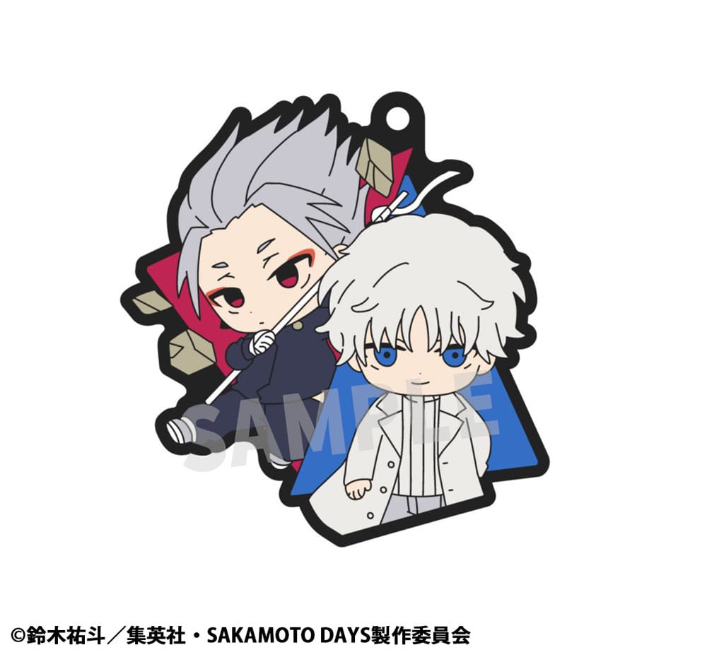 Sakamoto Days Rubber Mascot Buddycolle Gummi-Anhänger Vol. 2 7 cm Sortiment (6)