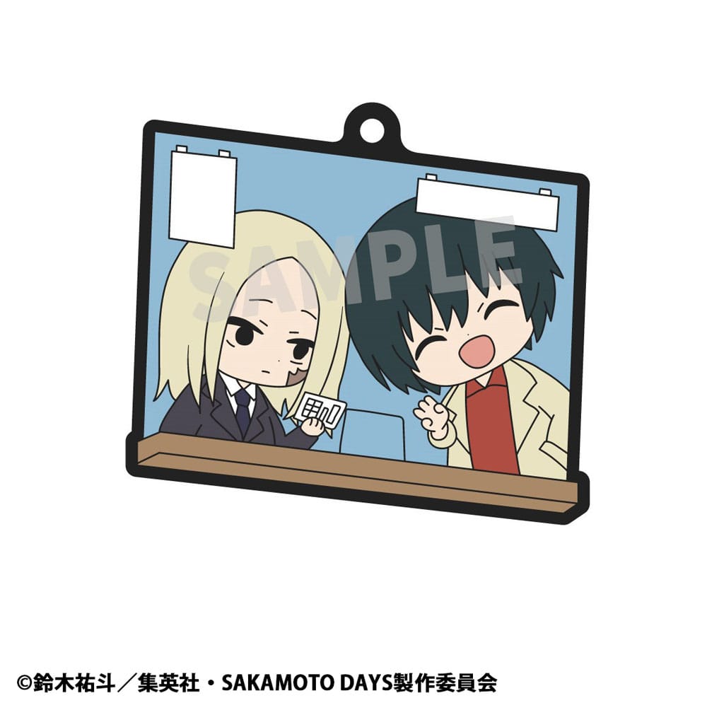 Sakamoto Days Rubber Mascot Buddycolle Gummi-Anhänger Vol. 2 7 cm Sortiment (6)