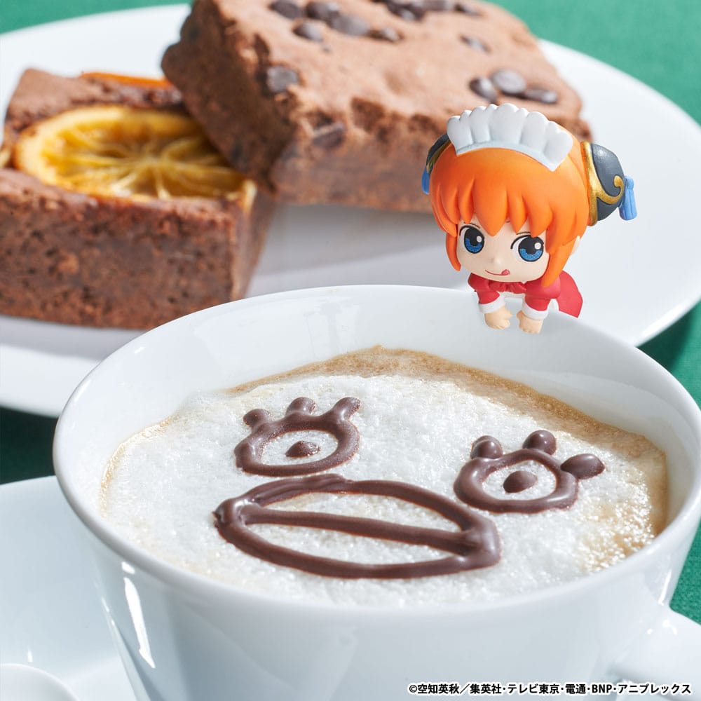Gintama Ochatomo Series Sammelfiguren 5 cm Yorozuya Cafe Sortiment (8)