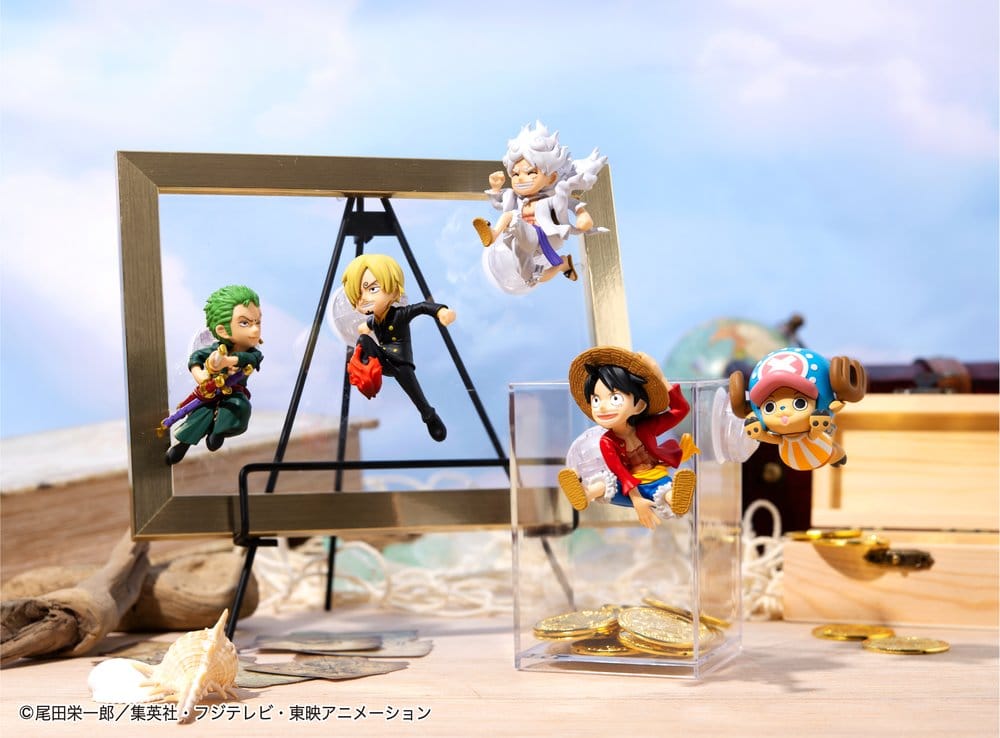 One Piece Tobimas Minifiguren 5 cm Blind Box Display (6) (Repeat)