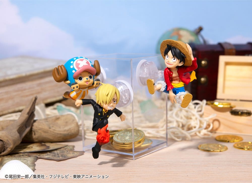 One Piece Tobimas Minifiguren 5 cm Blind Box Display (6) (Repeat)