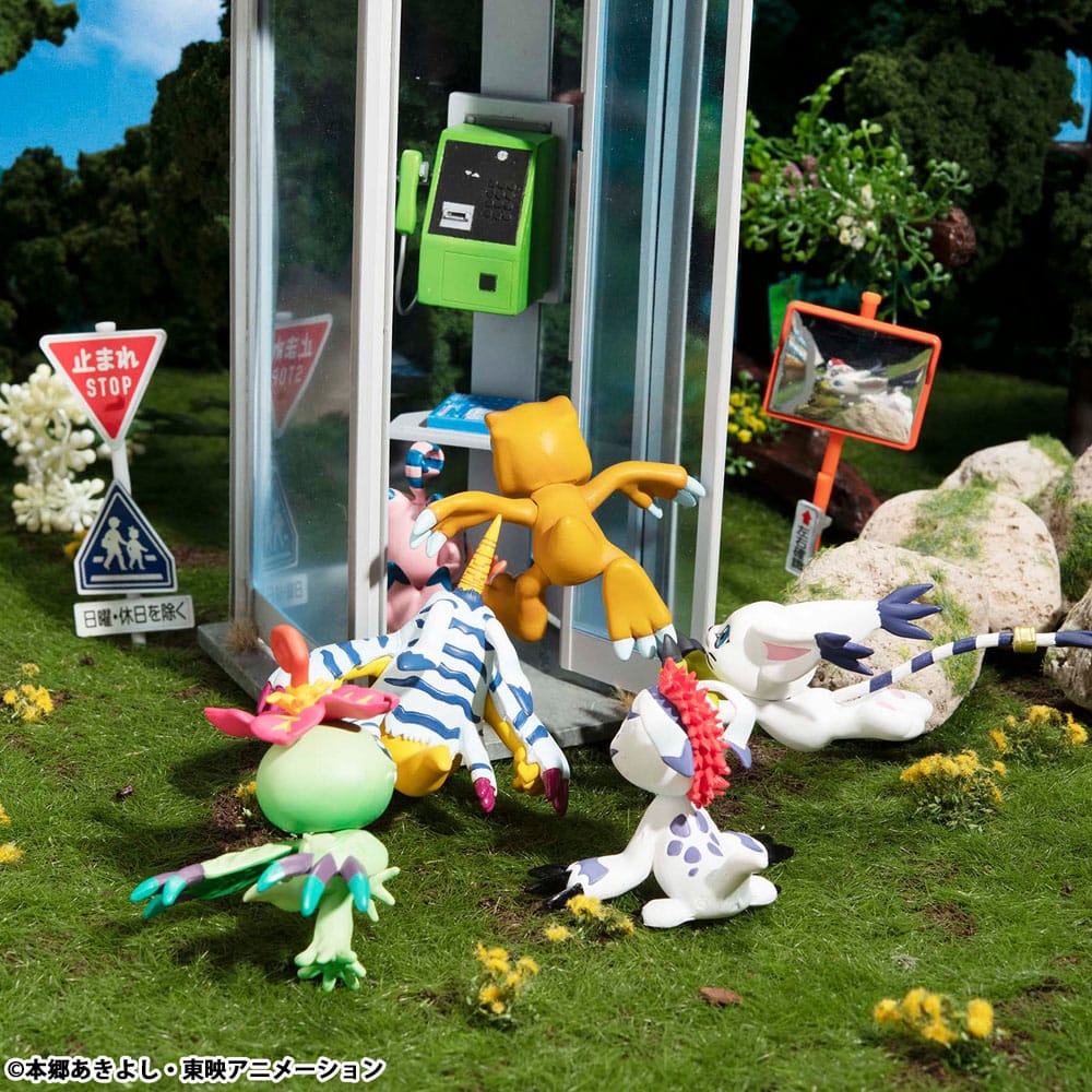 Digimon Adventure Digicolle! Series Sammelfiguren 5 cm Mix Sortiment (8)