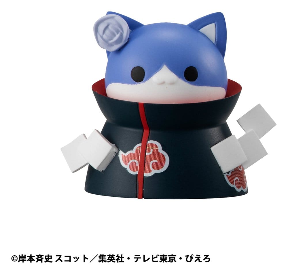Naruto Shippuden Mega Cat Project Sammelfiguren Defense Battle of Village of Konoha! 3 cm Nyaruto! Blind Box Sortiment (8) (re-run)