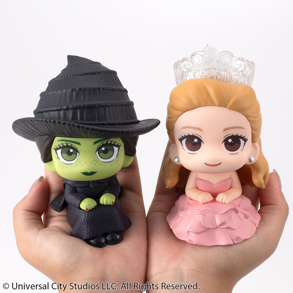 Wicked Look Up PVC Statuen Elphaba & Glinda (with gift) 11 cm