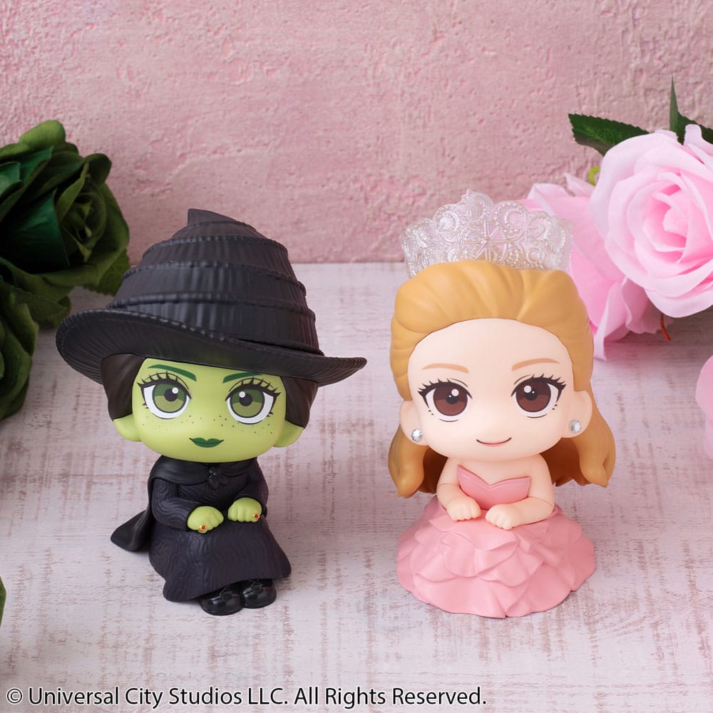 Wicked Look Up PVC Statuen Elphaba & Glinda (with gift) 11 cm