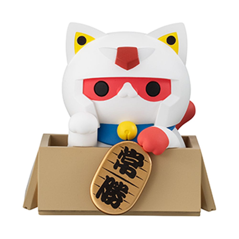 Mobile Suit Gundam Mega Cat Project Nyandam Sammelfiguren Luckycat 6 cm Blind Box Sortiment (6)