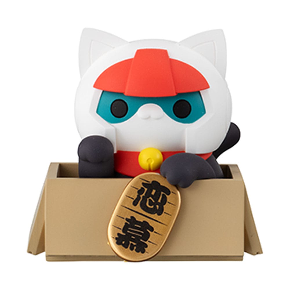 Mobile Suit Gundam Mega Cat Project Nyandam Sammelfiguren Luckycat 6 cm Blind Box Sortiment (6)