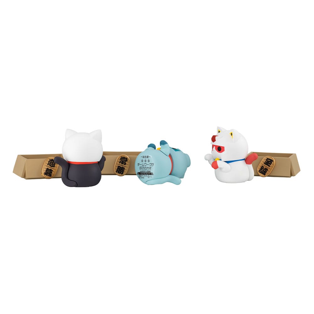 Mobile Suit Gundam Mega Cat Project Nyandam Sammelfiguren Luckycat 6 cm Blind Box Sortiment (6)