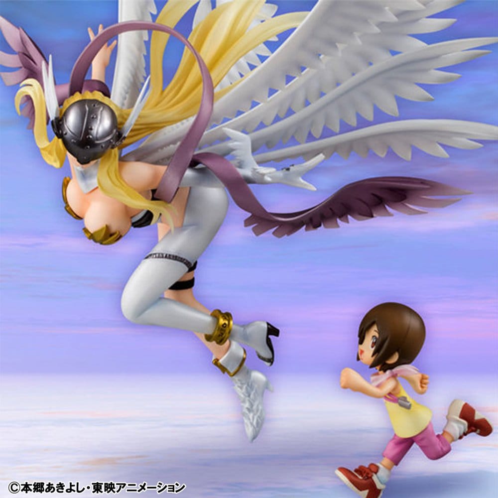 Digimon Adventure Precious G.E.M. Serie PVC Statue Angewomon & Hikari Yagami 22 cm
