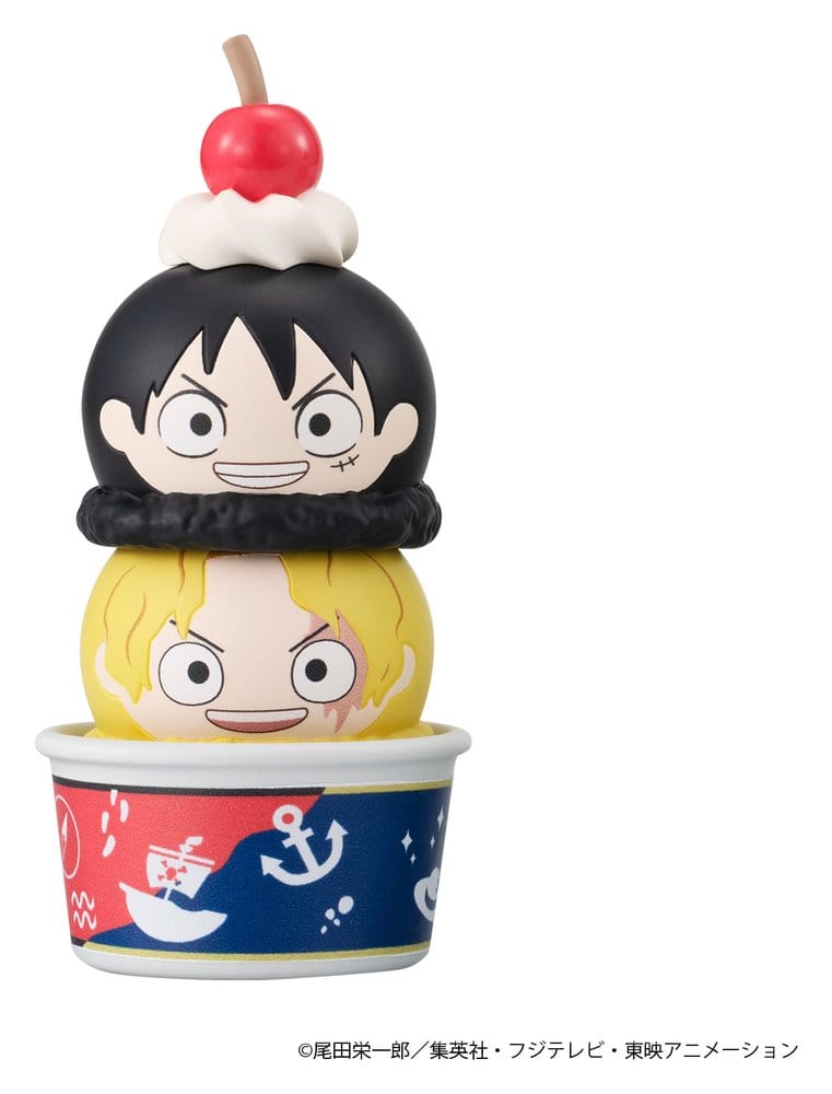 One Piece Tsumichen Stack up & Change Sammelfiguren 6er-Pack 8 cm (with gift)