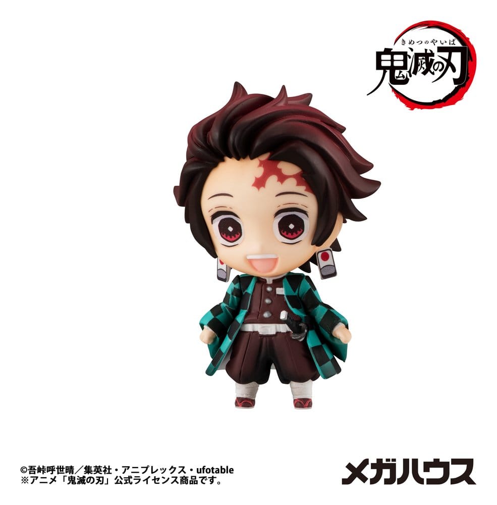 Demon Slayer Kimetsu no Yaiba Sammelfiguren Tanjiro & Friends 5 cm Sortiment (8)