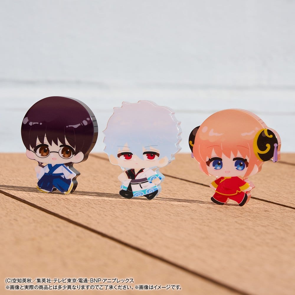 Gintama Karakoro Clear Candy Sammelfiguren Vol. 2 6 cm Blind Box Sortiment (8)