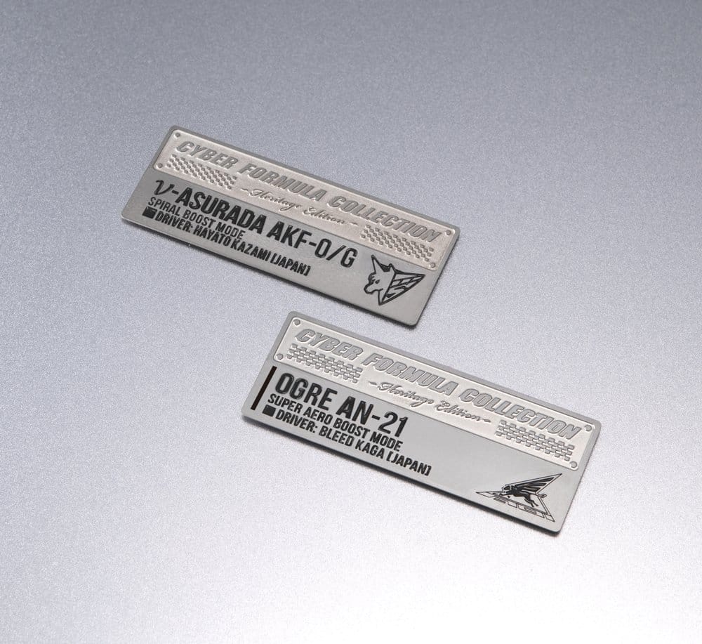 Future GPX Cyber Formula Fahrzeuge 2er-Pack vAsurada AKF-0/G spiral boost mode & OGRE AN-21 super Aero boost mode Set Heritage Edition 9 cm