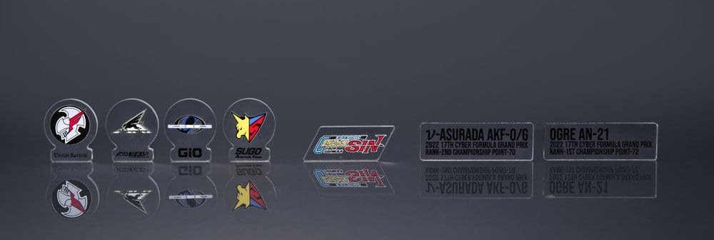 Future GPX Cyber Formula Fahrzeuge 2er-Pack vAsurada AKF-0/G spiral boost mode & OGRE AN-21 super Aero boost mode Set Heritage Edition 9 cm