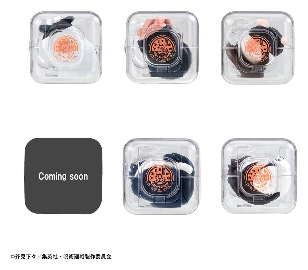 Jujutsu Kaisen Mega Cat Project Sammelfiguren Good Night Jujutsu Cats 7 cm Sortiment (8)