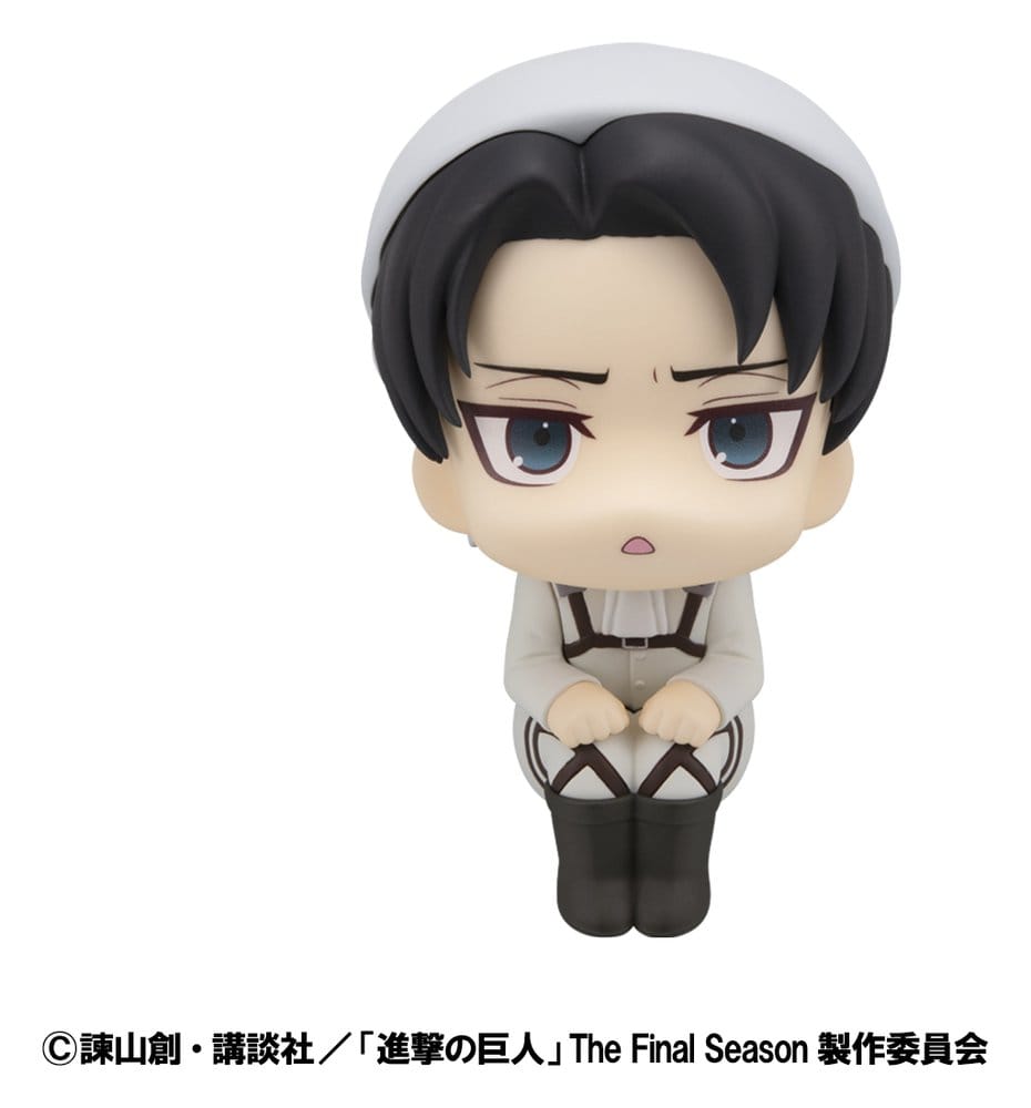 Attack on Titan Look Up PVC Statuen Levi Cleaning up Ver. & Mikasa Ackerman (with gift) 11 cm