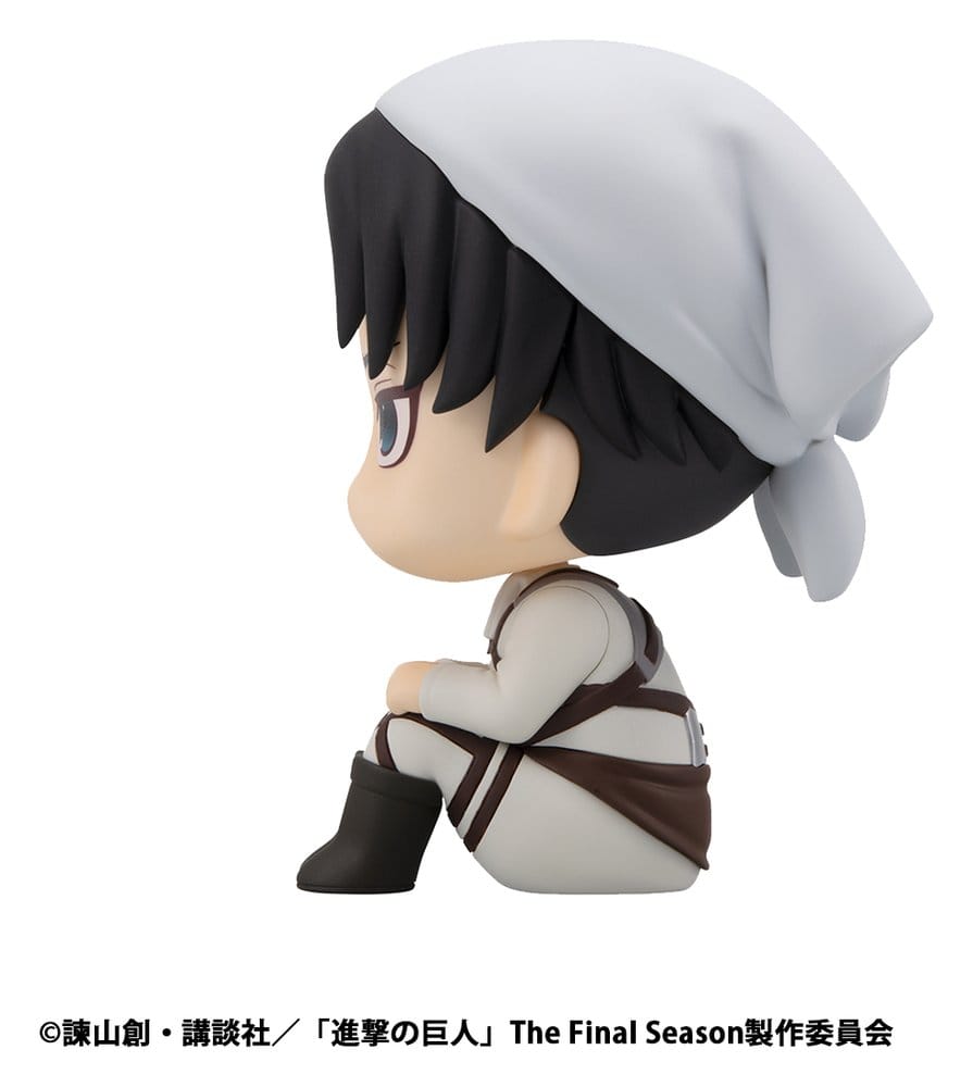Attack on Titan Look Up PVC Statuen Levi Cleaning up Ver. & Mikasa Ackerman (with gift) 11 cm