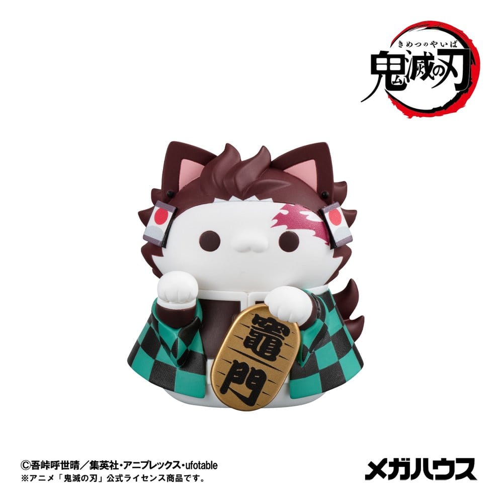 Demon Slayer: Kimetsu no Yaiba Mega Cat Project Sammelfiguren 8er-Pack Fortune Cats Ver. 01 7 cm Blind Box (with gift)